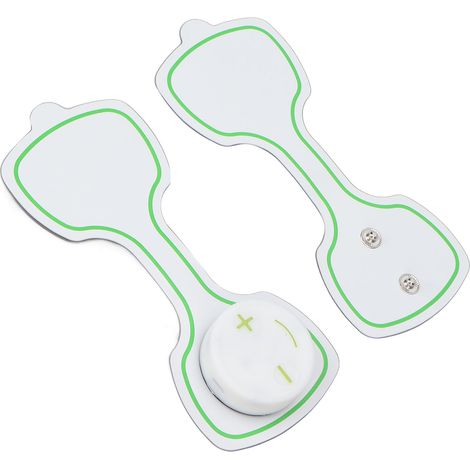 Appareil de massage TENS pour les mains, rechargeable par USB, portable, intensité réglable, avec électrodes. (1/5)