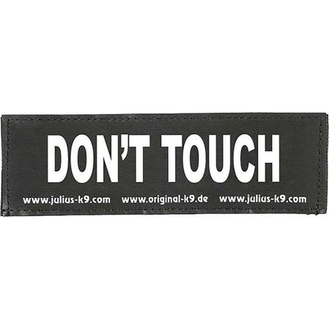 Don't touch Patch Julius K9 intercambiabile: 11x3 cm