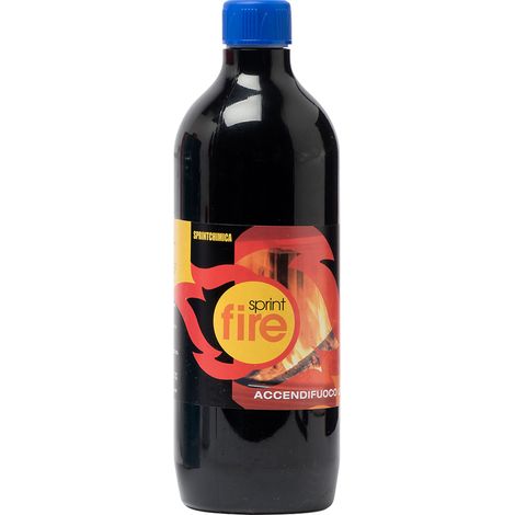Accendifuoco Liquido Sprintchimica Sprint Fire 12 Pezzi 1 lt