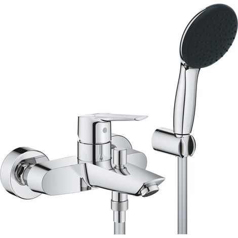 Grohe QuickFix Start - Grifo de bañera con accesorios, cromo 25283002