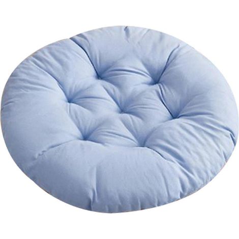 Coussin de chaise rembourré et respirant, accessoire polyvalent et doux pour chaises de jardin et salon.-Gray Blue