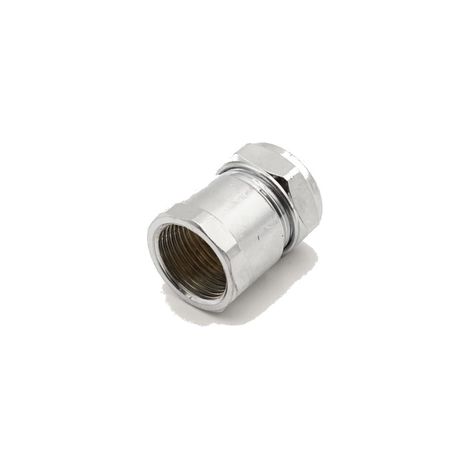 PrimaPlus Chrome Compression Adaptor 22mm x 3/4" BSP Female