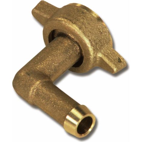 Gomito a 90° per tubo flessibile da 10 mm 01681