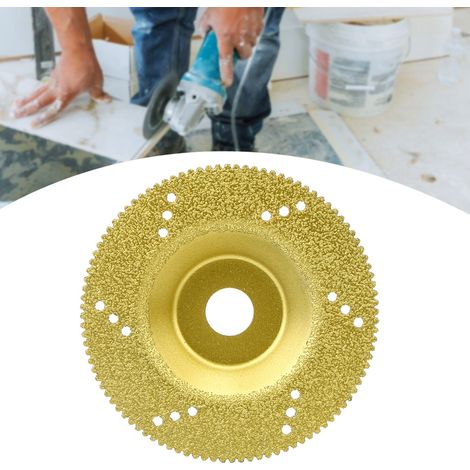 Disque de coupe et de meulage diamanté pour métal, fonte, fibre de verre et marbre, 100 x 25 mm (1/5)
