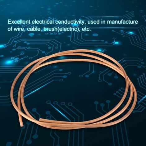 Union – Tuyau de cuivre souple 2M – Tube réfrigération – OD 6mm, ID 4mm, épaisseur 1mm – Conductivité thermique élevée, résistance à la corrosion (1/4)