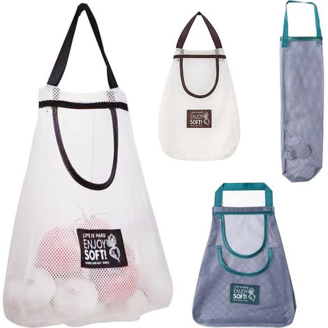 Sac de courses réutilisable, sacs fourre-tout, sacs de courses pliables, pour les courses quotidiennes, les visites au supermarché ou les excursions en camping,2couleurs (1/5)