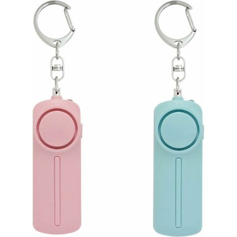 Topsense Sirène d'alarme personnelle d'autodéfense - Porte-clés d'alarme d'urgence puissant 130 dB avec lumière LED - Dispositifs de protection personnelle de sécurité pour femmes fille (1/5)