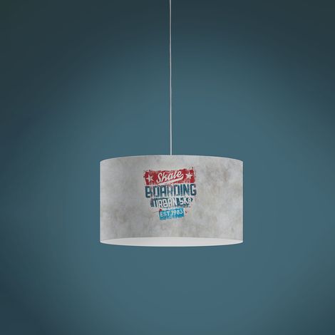 Lampadario Moderno Decolight Polilux ® Grafica Urban 5 Luci E27
