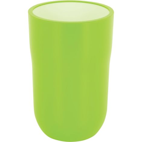 Gobelet Cocco en Polystyrène Élégant et Pratique pour Votre Salle de Bain - Design Moderne - Idéal pour Un Usage Quotidien - Kiwi