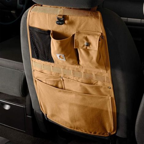 Organisateur De Siege - Nylon - Universel - Pour Dossier De Siège De Voiture - 38,1 X 62,2 Cm - 8 Poches - 1 Pièce (1/4)