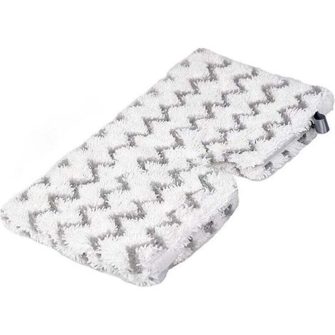 Tête De Vadrouille À Vapeur Tampon Rechange Fibre Rayures Grises Accessoires Nettoyage