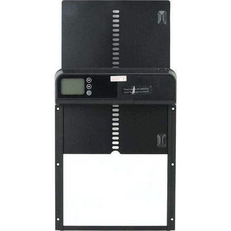 Eosnow Porte Automatique de Poulailler avec Minuterie Alliage d'Aluminium IP45 Étanche LED Fonctionne à la Batterie pour Ferme - (1/4)