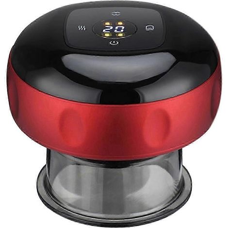 Appareil de massage par ventouses électriques sans fil intelligent, appareil de massage corporel par raclage, appareil à ventouses à minuterie, minceur et beauté RK (1/5)