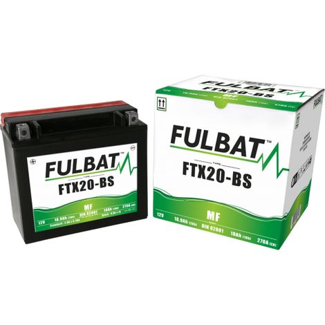 Batterie YTX20BS + à gauche - sans entretien