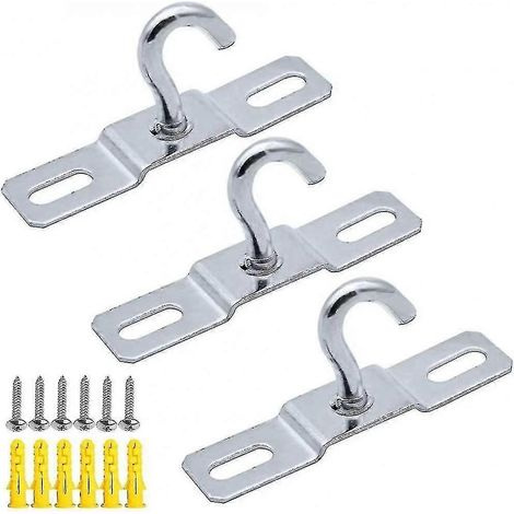 Lot de 3 crochets de plafond 77 mm pour lustre DNX (1/5)