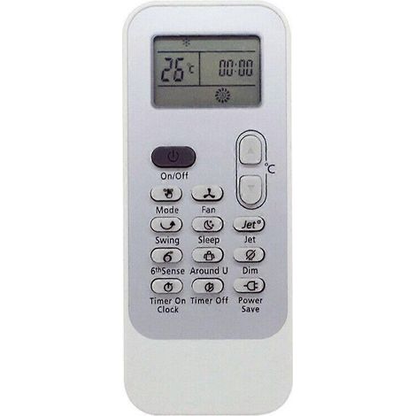 Télécommande de remplacement pour climatiseur DG11J1-32 (compatible avec les modèles DG11J1-35 et 31) (1/4)