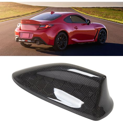 Modifikation für Toyota GR86 und Subaru BRZ 2022: Antennenabdeckung in Haifischflossenform aus Kohlefaser mit rautenförmigem Wabenmuster (1/5)