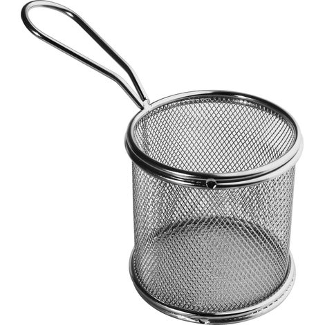 Salvinelli Cestino Frittura Tondo 9 x 9 Cm Acciaio