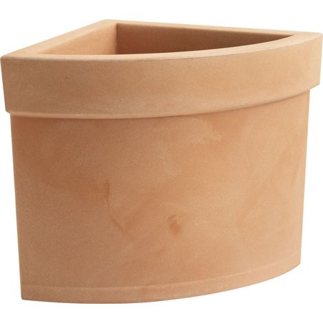 Vaso angolare resina THEMIS cm. 40 ANTICATO