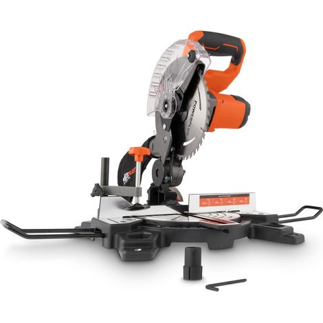 Scie à Onglet sans Fil de 20 V - Scie Circulaire Batterie Ø 210 mm - sans Batterie ni Chargeur - avec 1 Accessoire (1/5)