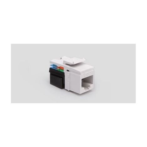 Toma RJ45 Cat 5e UTP SIMON Connect, blanca (1/4)
