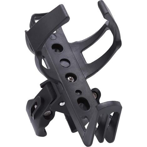 Porte-gobelet de vélo, 3 Couleurs en Plein air VTT vélo vélo poignée Barre Bouteille d'eau Tasse Porte-Support Cage(Noir) (1/5)