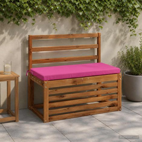 vidaXL Coussin de banc SOEST 100 % polyester Rose 60 x 40 x 5 cm (1/5)