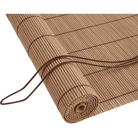 Tenda a rullo Marrone 50 x 160 cm Bambù vidaXL (1/5)
