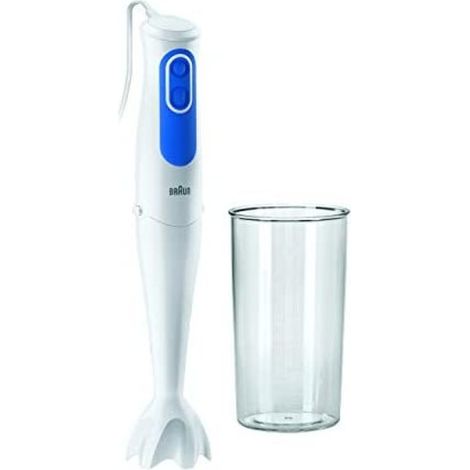 BRAUN MQ3000WH Mixeur plongeant Smoothie Plus - Blanc et Bleu (1/5)