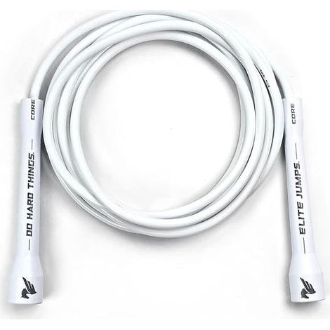 Corde à Sauter Réglable - Cordon PVC 6 mm - Poignées Antidérapantes - Rotation Fluide - Pour Fitness Cardio Intérieur Extérieur - 1 Unité (1/3)