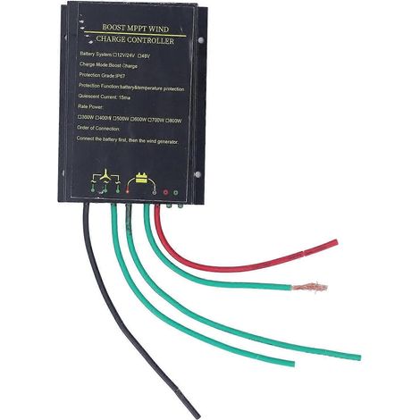 Contrôleur de charge MPPT étanche pour éoliennes, 48 V, 300–800 W