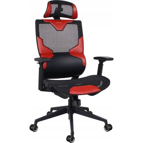 CHAISE DE BUREAU PIVOTANTE RESPIRANTE CORTEK VISION POUR JOUEURS (1/3)