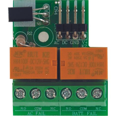 carte report défauts alimentation - pour coffrets rsx-c et les coffrets rsxv-c - izix rsxu-arm