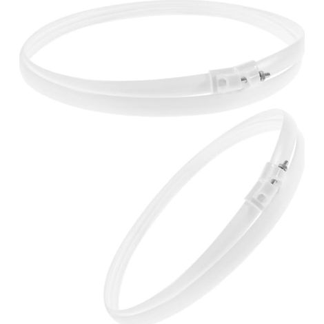 Support de Cerceau Fixe pour Ventilateur Électrique 2pcs en Plastique et Fer, Anneaux Fixes pour Ventilateur de Mur et Pied, Camping, Fixation Sécurisée et Filet Épaissi (1/5)