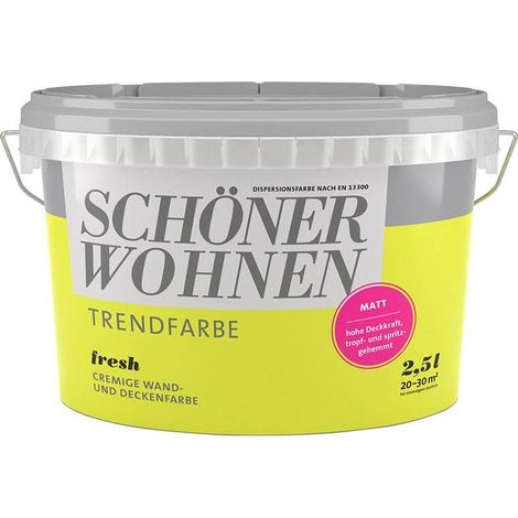 SW Trend Wandfarbe matt 2,5L fresh 6516