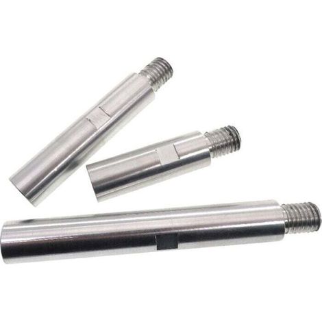 3 pcs en alliage d'aluminium barre d'extension de meuleuse d'angle M14 barre d'extension de meuleuse d'angle 75mm100mm 140mm M14 adaptateur de vis pour outils de polissage et de meulage (1/4)