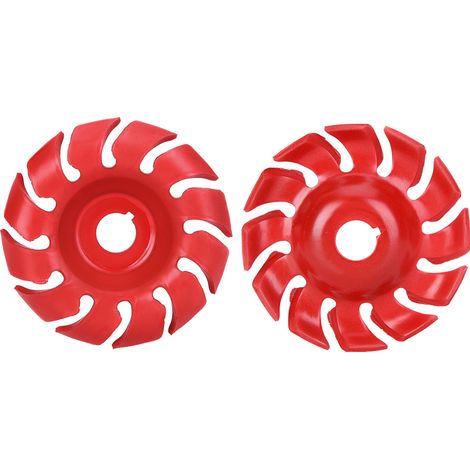 Disque de polissage rouge à 12 dents de 3,5 pouces pour la gravure et le travail du bois sur meuleuses d'angle (1/5)