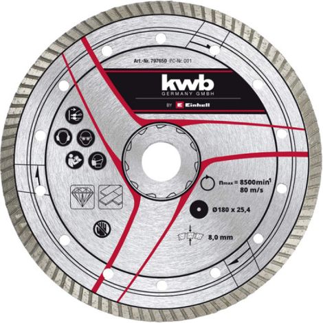Einhell italy disco de diamante 180x25,4mm 49797650 (1/3)