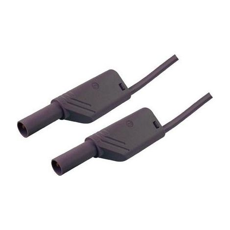 SKS Hirschmann MLS WS 200/2,5 Puntali di sicurezza [Spina a banana 4 mm - Spina a banana 4 mm] 2.00 m Violetto 1 pz.
