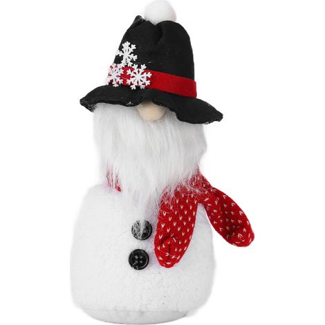 Décorations de Noël à capuche, peluches originales pour la décoration intérieure, bonshommes de neige (1/5)