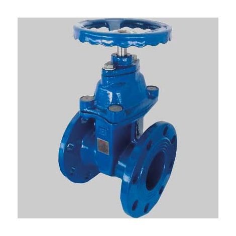 SARACINESCA CORPO PIATTO CUNEO GOMMATO PER FLANGIA DN 125 MADE IN ITALY