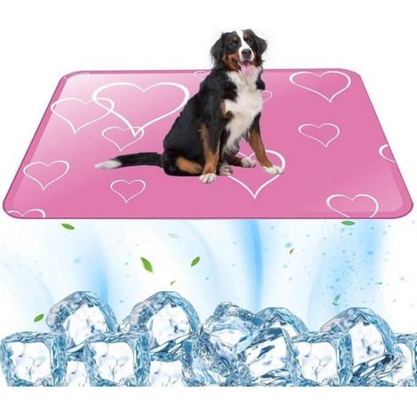 Tapis rafraîchissant pour chiens et chats 50 x 40cm Auto-rafraîchissant Imperméable Pliable Tapis rafraîchissant pour animaux de (1/5)