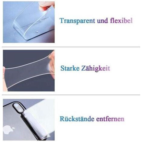 3M VHB 4910 Double Face Transparent Extra Fort, Ruban Adhésif, Imperméable et ultra Résistant aux Hautes Températures pour Décoration & Fixation de Voitures, de Maison (8mm x 3 m)