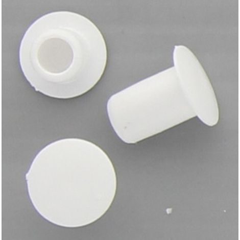 COPRIFORO PLASTICA BIANCO D 6 MM Q.TA 1000