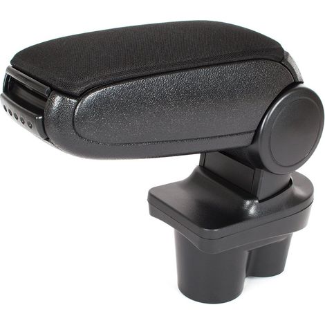 Set bracciolo Opel Corsa E 2014 in tessuto nero + kit di installazione (1/2)