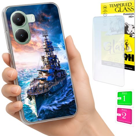 Custodia per Xiaomi Poco X7 Pro 5G con cover fotografica e vetro temperato 9H. (1/5)