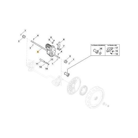 TRASMISSIONE EL. GT-ME 512 56V CR/CP1 ORIGINALE STIGA - 181003131/0