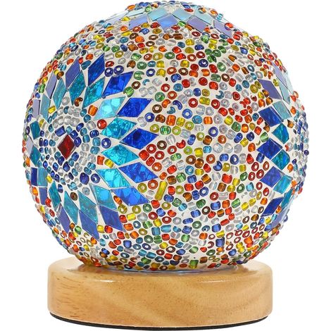 Lampe de Table Baroque en Verre (1/5)