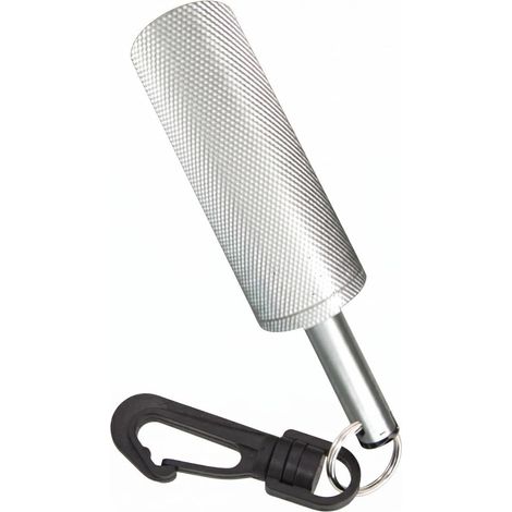 Bâton Rattle Plongée Anneau Métallique Bâton Signalisation sous-Marine Compact Fabricant Bruit sous-Marin pour Plongeurs, Argent, Argent (1/5)