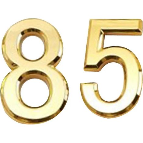 Portes 5 et 8, numéro 2, plastique doré (1/5)
